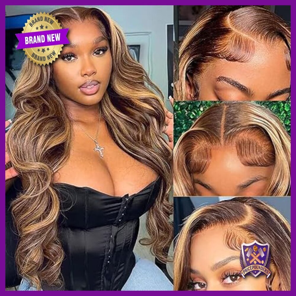 13x6 HD Lace Front Human Hair Wig 28 Inch Body Wave Glueless